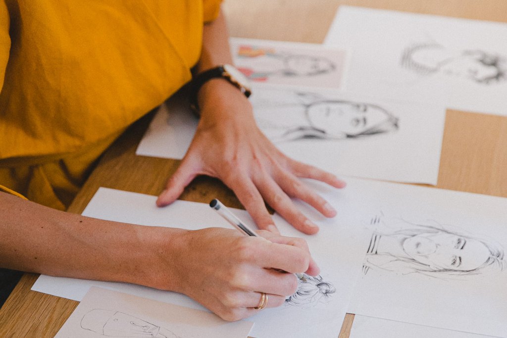 Studio Marin Handgefertigte Illustrationen Von Euren Fotos Geheimtipp Hamburg