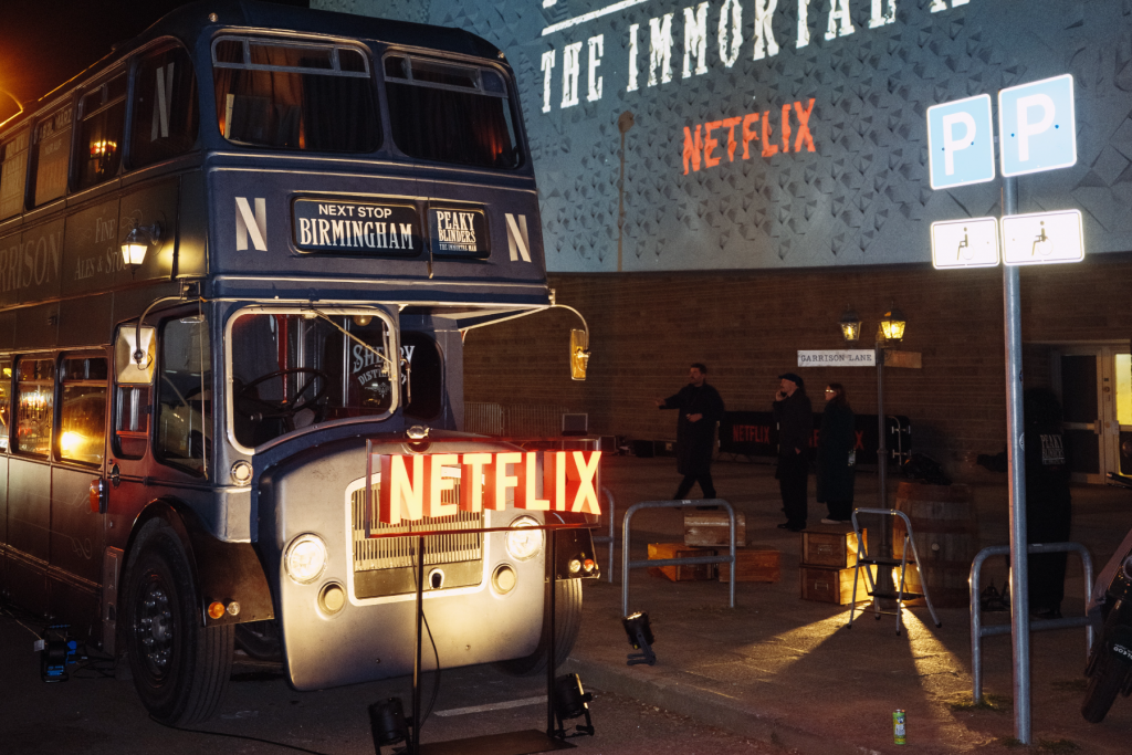Netflix Peaky Blinders Garrison Bus Activation